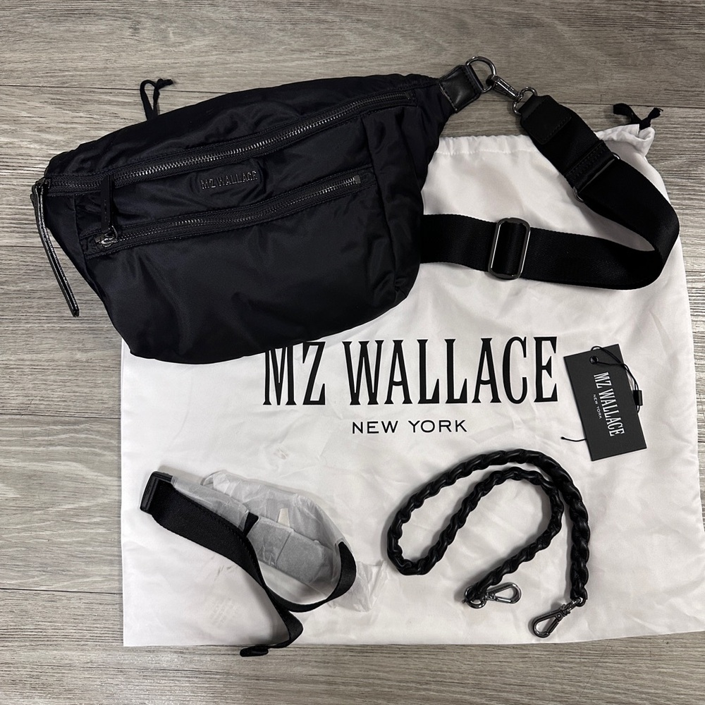 MZ Wallace Bowery Transit Nylon Sling Backpack Bag